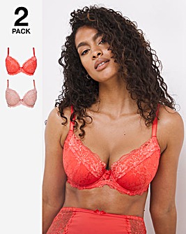 Pretty Secrets 3 Pack Claire Seam-Free Full Cup Wired Bras