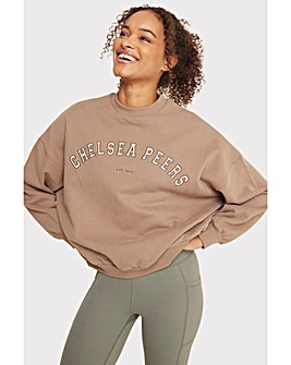 Chelsea Peers Branded Oversized Long Sleeve Sweatshirt