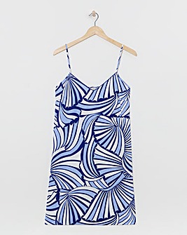Cyberjammies Woven Shell Geo Print Strappy Chemise