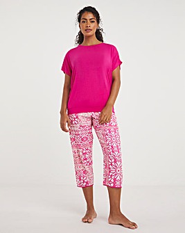 Cyberjammies Slouch Top and Crop Pyjama Bottom Pyjama Set