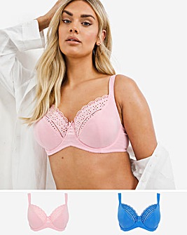 Pretty Secrets Jane 2 Pack Full Cup Wired Bras