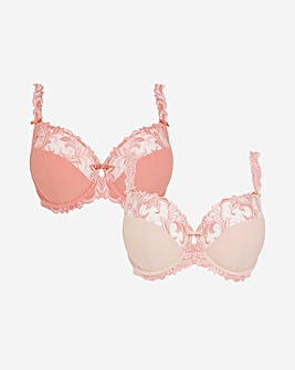 Flora 2 Pack Underwired Full Cup Bras