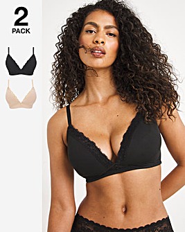 3 Pack Claire Seam-Free Full Cup Non Wired Bras