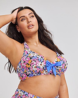 Joe Browns Floral Print Non Wired Bikini Top