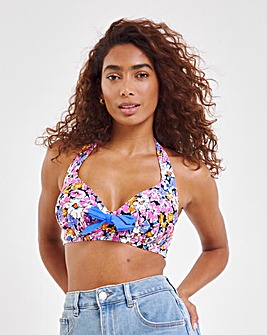 Joe Browns Floral Print Non Wired Bikini Top