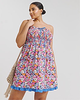 Joe Browns Floral Print Short Beach Dress