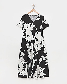 Soft Touch Asymmetric Seam Maxi Dress