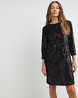 Velvet Sequin Dress