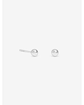 Simply Silver Sterling Silver 925 Polished Ball Stud Earrings
