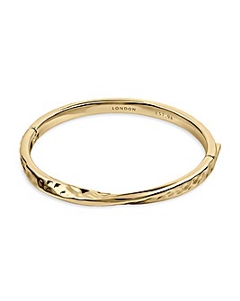 Radley Gold Plated Hammer Effect Bangle