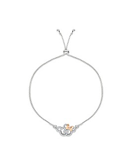 Minnie Mouse Silver Bracelet