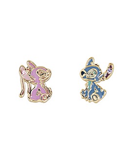 Stitch & Angel Stud Earrings