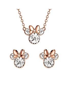 Minnie Earrings & Necklace Set