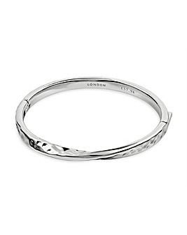 Radley Silver Plated Hammer style Bangle