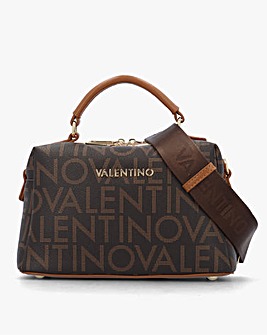 Valentino Bags Regina Brown Monogram Cross-Body Bag