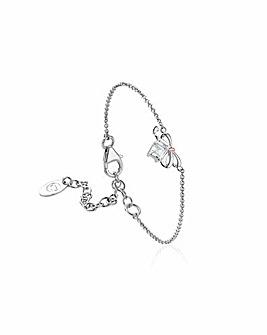 Clogau Christmas Bow Silver Bracelet