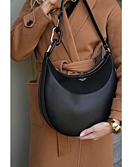 Luella Grey Thelma Black Scoop Hobo