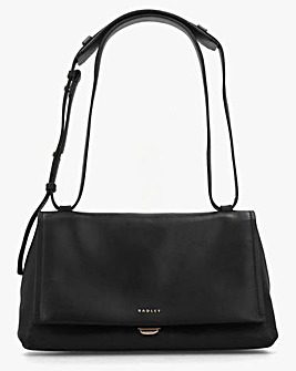 Radley Medium Mercer Street Black Leather Shoulder Bag