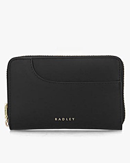 Radley Pockets Medium Black Leather Zip Around Purse