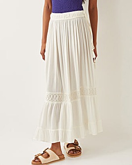 Monsoon Bryony Embroidered Maxi Skirt