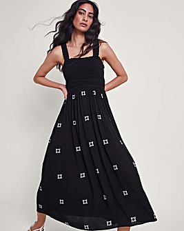 Monsoon Briar Shirred Maxi Dress