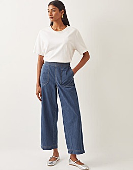 Monsoon Harper Short Wide Leg Jeans