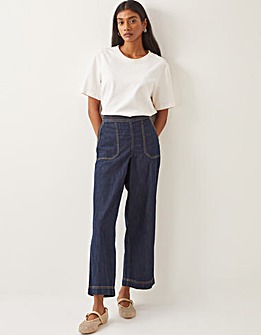 Monsoon Harper Short Wide Leg Jeans