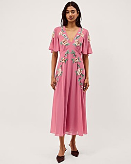 Monsoon Cora Floral Midi Dress