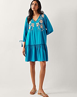 Monsoon Tracy Floral Embellished Kaftan