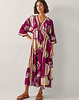 Monsoon Amisha Kaftan Midi Dress