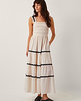 Monsoon Tabitha Sleeveless Smocked Dress