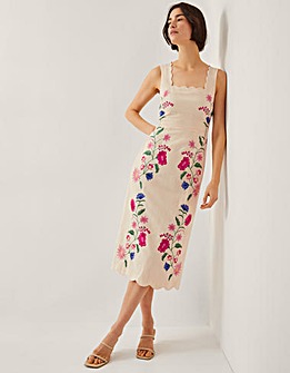 Monsoon Agata Floral Midi Dress