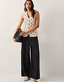 Monsoon Isabel Polka Dot Waistcoat