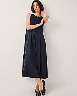 Monsoon Tate Embroidered Midi Dress