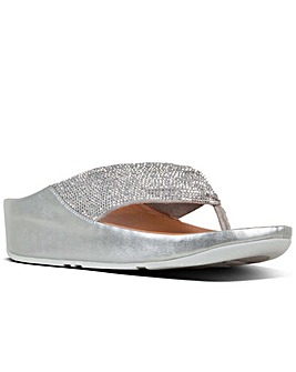 FitFlop Twiss Crystal Womens Sandals