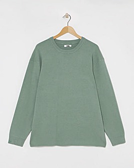 Sage Soft Touch Crew Neck Jumper