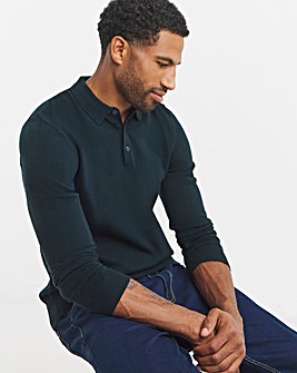 Long Sleeve Acrylic Polo