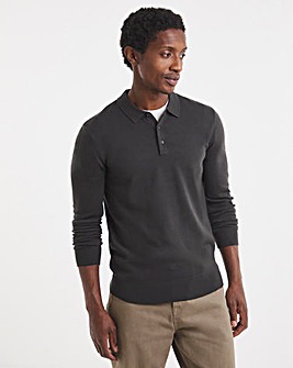 Long Sleeve Acrylic Polo