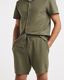 Textured Jersey Co-Ord Short