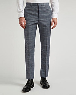 Ted Baker Slim Fit Check Trousers Reg