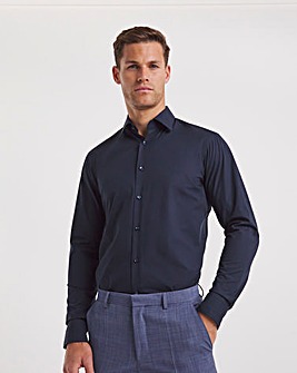 BOSS Regular Fit Navy Formal Shirt