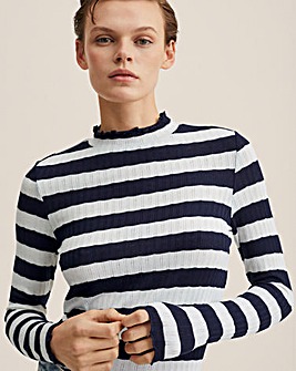 Mango Stripe Top