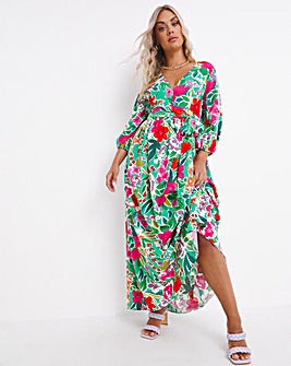Chi Chi Floral Print Maxi Dress