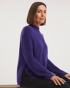 Whistles Wool Mix Funnel Neck Knit