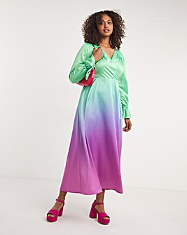 Twisted Wunder Abigail Ombre Maxi Dress