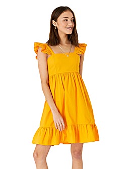 Accessorize Frill Shoulder Mini Dress