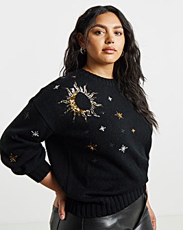 Lovedrobe Star Moon Jumper