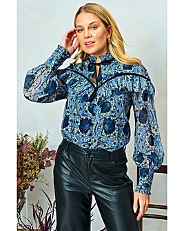 Hope & Ivy Mylene William Morris Society Blouse