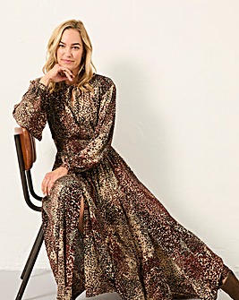 Fatface Jaqs Animal Midi Dress