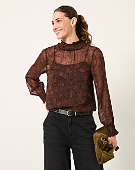 Fatface Jaclyn Floral Blouse